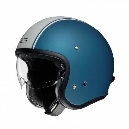 Cască Moto Open-Face SHOEI J.O CARBURETTOR TC-2 · Albastru / Alb