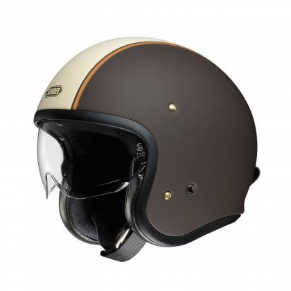 Cască Moto Open-Face SHOEI J.O CARBURETTOR TC-10 · Maro / Galben / Portocaliu