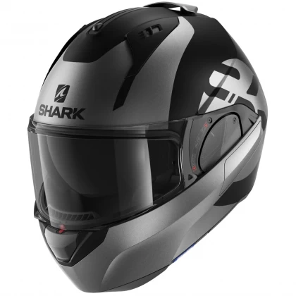 Cască Moto Modulară SHARK EVO ES KEDJE MAT · Gri / Negru