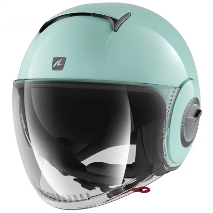 Cască Moto Damă Open Face SHARK NANO BLANK 