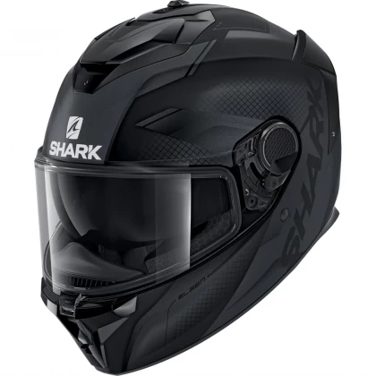 Cască Moto Integrală SHARK SPARTAN GT BCL. MICR. ELGEN MAT · Negru Mat
