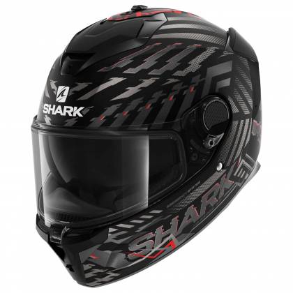 Cască Moto Integrală SHARK SPARTAN GT BCL. MICR. E-BRAKE MAT · Negru / Gri / Roșu