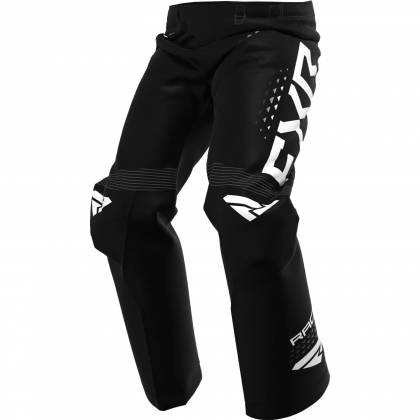 Pantaloni Enduro - Cross FXR RACING COLD CROSS RR · Negru / Alb
