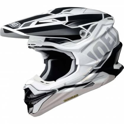 Cască Enduro Off-Road SHOEI VFX-WR Allegiant TC-6 · Negru / Alb