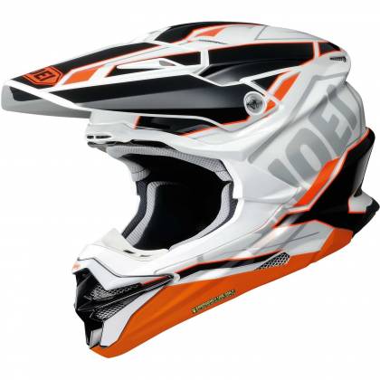 Cască Enduro Off-Road SHOEI VFX-WR Allegiant TC-8 · Negru / Alb / Portocaliu