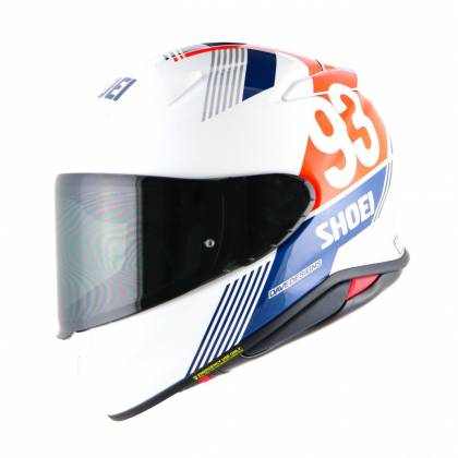 Cască Moto Integrală SHOEI NXR2 MM93 Collection Retro TC-10 · Alb / Albastru / Roșu