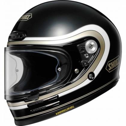 Cască Moto Integrală SHOEI GLAMSTER 06 Bivouac TC-9 · Negru / Alb / Auriu
