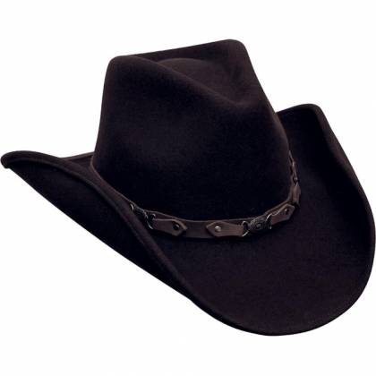 Pălărie Cowboy din Lână WILD WEST BANDIT · Maro