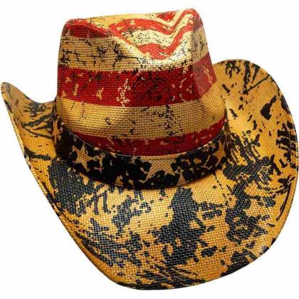 Pălărie Cowboy din Paie WILD WEST USA SH24444 