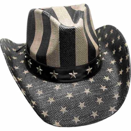 Pălărie Cowboy din Paie WILD WEST USA SH24445 