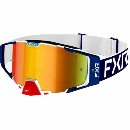 Ochelari Enduro FXR RACING COMBAT MX · Albastru / Alb / Roșu 