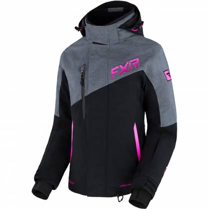 Geacă Snowmobil Damă FXR RACING EDGE · Negru / Gri / Roz