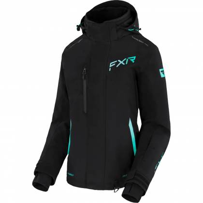 Geacă Snowmobil Damă FXR RACING EDGE · Negru / Albastru 