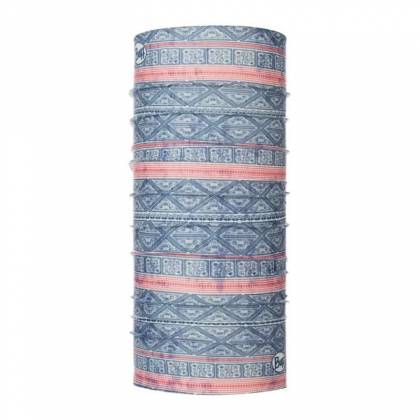 Bandană tubulară multifunctională BUFF COOLNET UV+ ETHER MULTI · Albastru / Roz