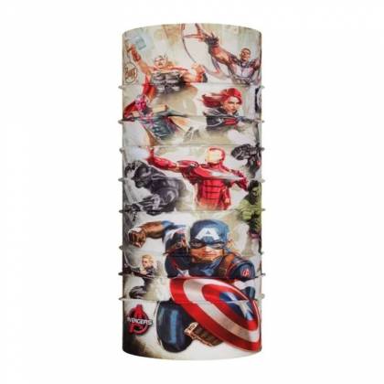 Bandană tubulară multifunctională BUFF ORIGINAL ECOSTRETCH SUPERHEROES THE AVENGERS MULTI 