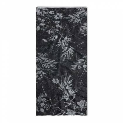 Bandană tubulară multifunctională BUFF ORIGINAL ECOSTRETCH AYAME GRAPHITE · Negru / Gri