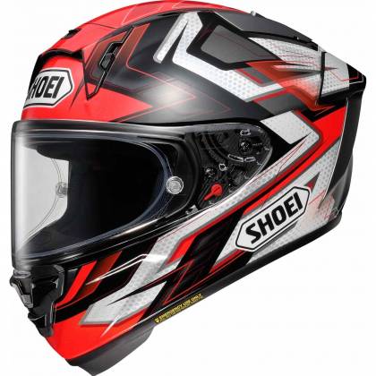 Cască Moto Integrală SHOEI X-SPR PRO Escalate TC-1 · Roșu / Negru / Alb