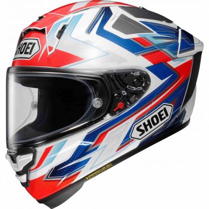 Cască Moto Integrală SHOEI X-SPR PRO Escalate TC-10 · Roșu / Alb / Albastru