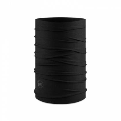 Bandană tubulară multifunctională BUFF ORIGINAL ECOSTRETCH SOLID BLACK 
