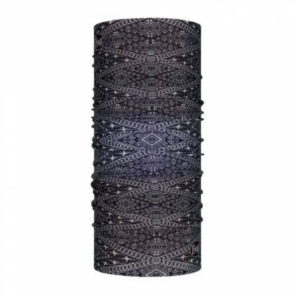 Bandană tubulară multifunctională BUFF ORIGINAL ECOSTRETCH ZHANG BLUE · Albastru / Gri / Negru