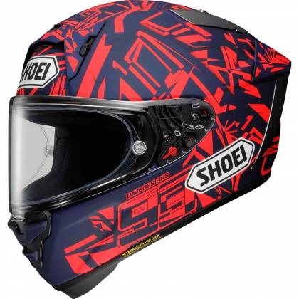 Cască Moto Integrală SHOEI X-SPR PRO Marquez Dazzle TC-10 · Albastru / Roșu