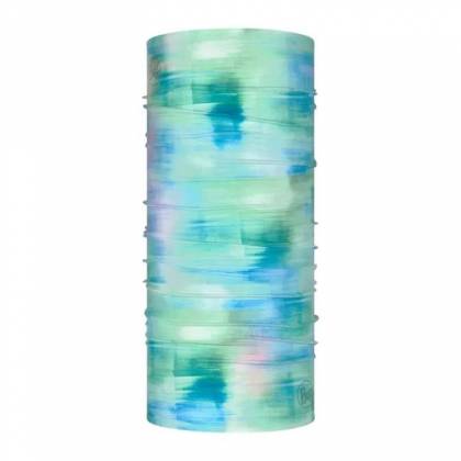 Bandană tubulară multifunctională BUFF COOLNET UV+ MARBLED TURQUOISE · Verde / Albastru