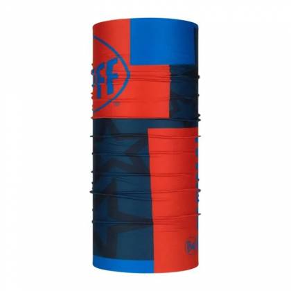Bandană tubulară multifunctională BUFF COOLNET UV+ BASES MULTI · Roșu / Albastru