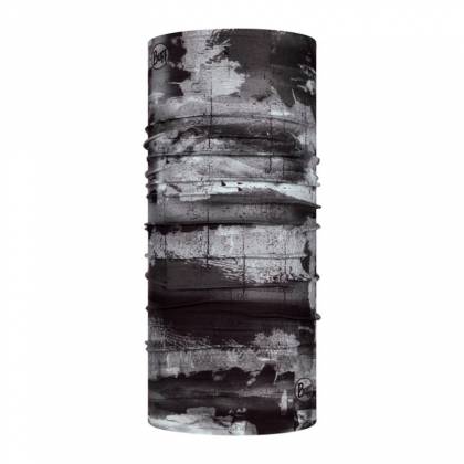 Bandană tubulară multifunctională BUFF ORIGINAL ECOSTRETCH GEOELENS BLACK 