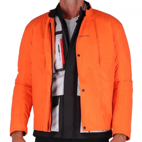 Geacă Moto din Textil GoreTex RICHA BRUTUS GTX · Gri / Albastru / Roșu 