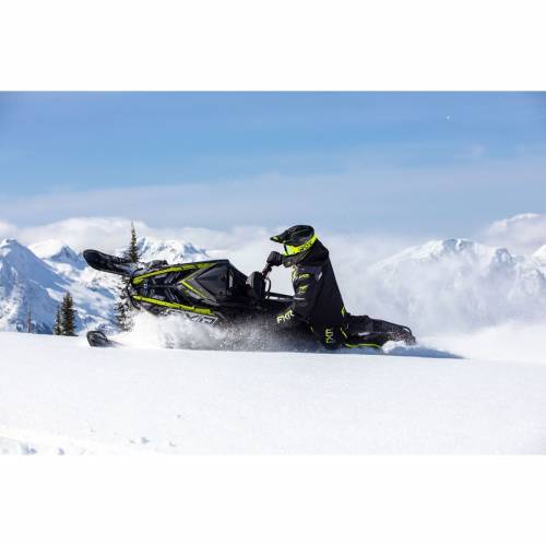 Cască Enduro - Cross - Snowmobil FXR RACING HELIUM CARBON W / D-RING · Negru / Verde-Flou 