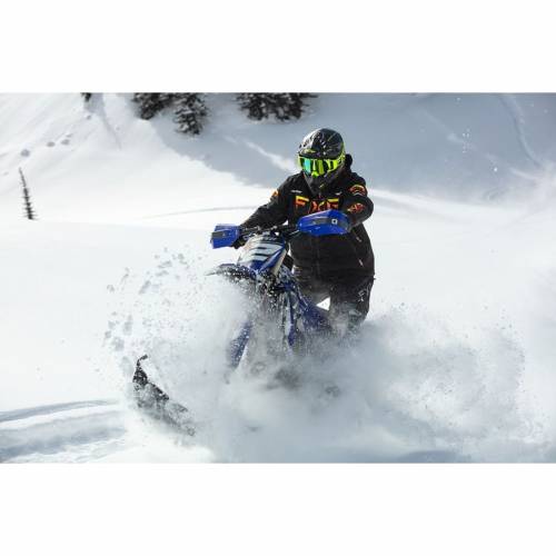 Cască Enduro - Cross - Snowmobil FXR RACING HELIUM CARBON W / D-RING · Negru / Verde-Flou 