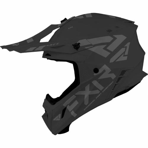 Cască Enduro - Cross - Snowmobil FXR RACING HELIUM PRIME 2023 · Negru 