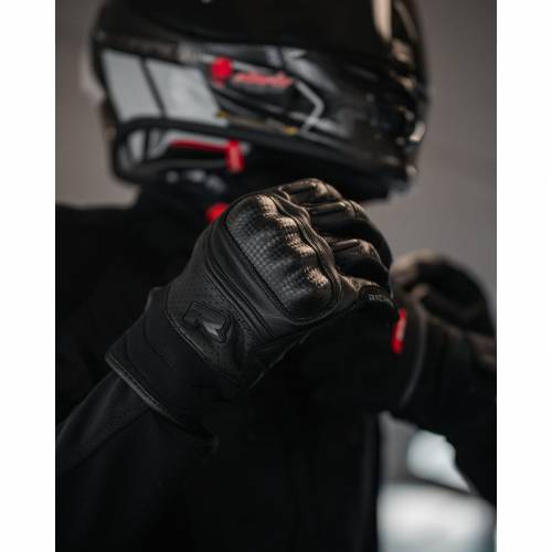 Mănuși Moto de Vară din Piele RICHA PROTECT SUMMER 2 · Negru 