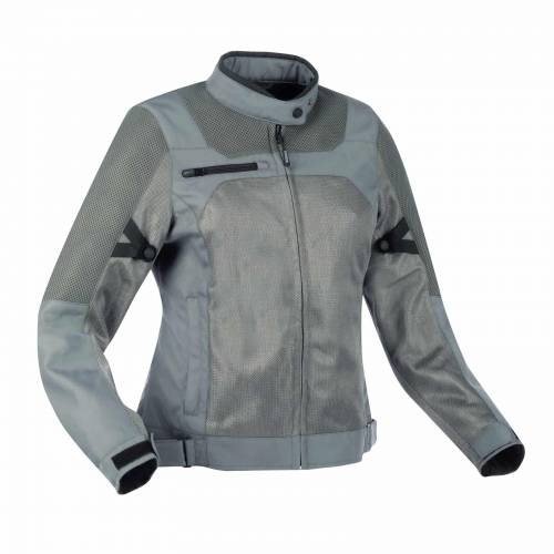 Geacă Moto Damă de Vară din Textil BERING LADY MALIBU · Gri 