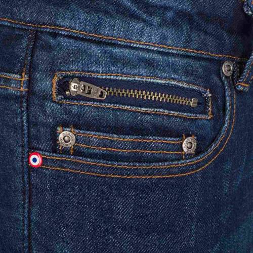 Blugi Moto cu Inserții DuPont Kevlar BERING MARLOW Clasic · Albastru 
