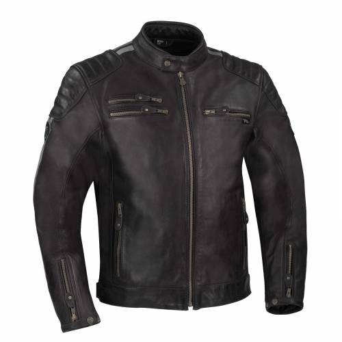 Geacă Moto din Piele SEGURA VENTURA · Negru / Gri 