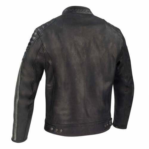 Geacă Moto din Piele SEGURA VENTURA · Negru / Gri 