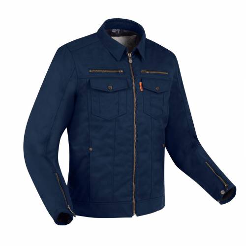 Geacă Moto din Textil SEGURA PATROL · Albastru 