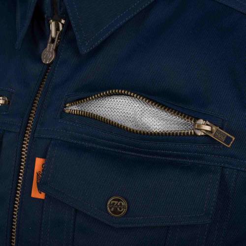 Geacă Moto din Textil SEGURA PATROL · Albastru 
