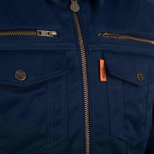 Geacă Moto din Textil SEGURA PATROL · Albastru 