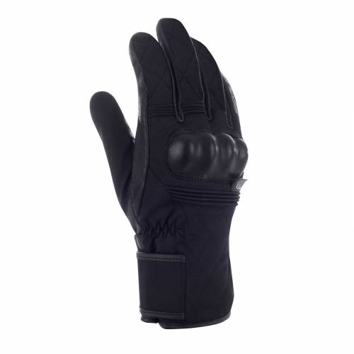 Mănuși Moto din Piele Naturală & Textil SEGURA SPARKS · Negru 