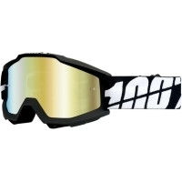 Ochelari 100% ACCURI negru/mirror gold
