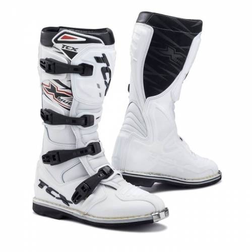 Cizme Enduro - Motocross TCX X-MUD · Alb / Negru