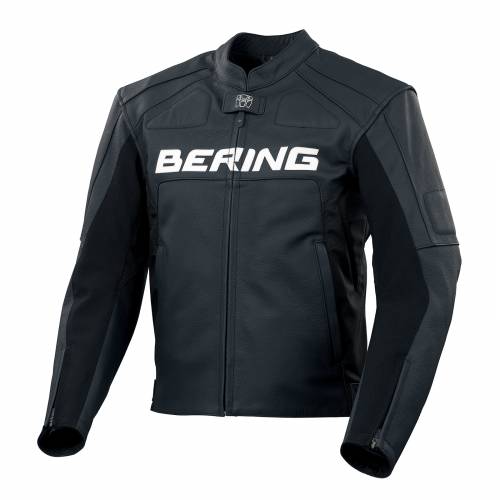 Geacă Moto din Piele & Textil BERING IRO · Negru