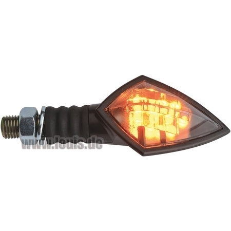 Semnalizator LED mini matt black Carbon Look
