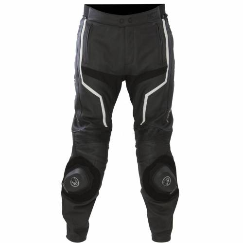 Pantaloni Moto din Piele & Textil BERING FLASH · Negru