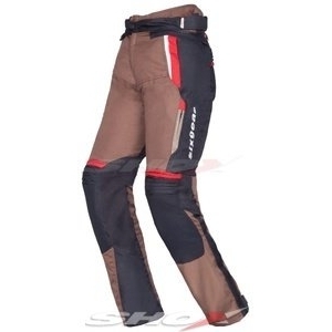 Pantaloni Moto din Textil SIXGEAR TRAIL · Maro
