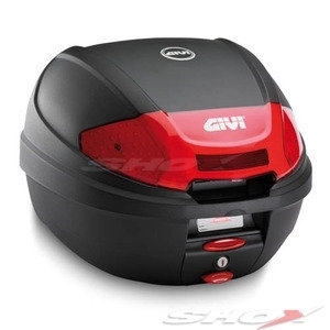 Cutie / Topcase Moto GIVI E300N2 · Negru / Roșu 