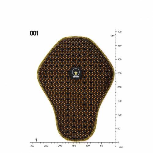 Protecție Moto - FORCEFIELD PRO BACK INSERT L2 · Negru / Galben