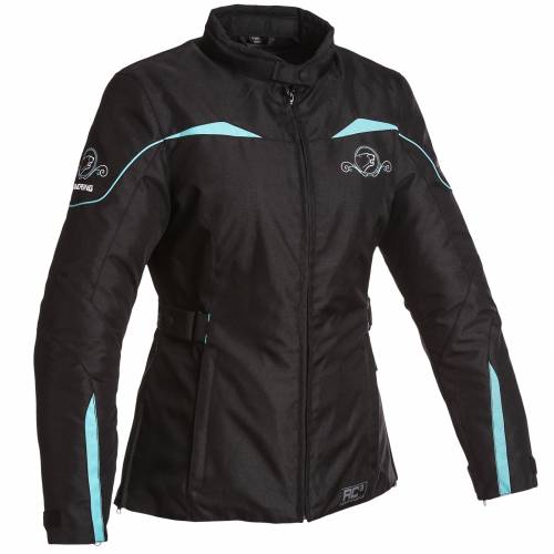 Geacă Moto Damă din Textil BERING LADY SOFIA · Negru / Albastru 